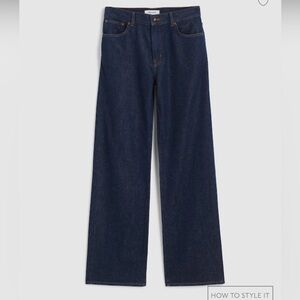 Madewell Jean: The Perfect Vintage Wide-Leg Jean in Airy Denim
